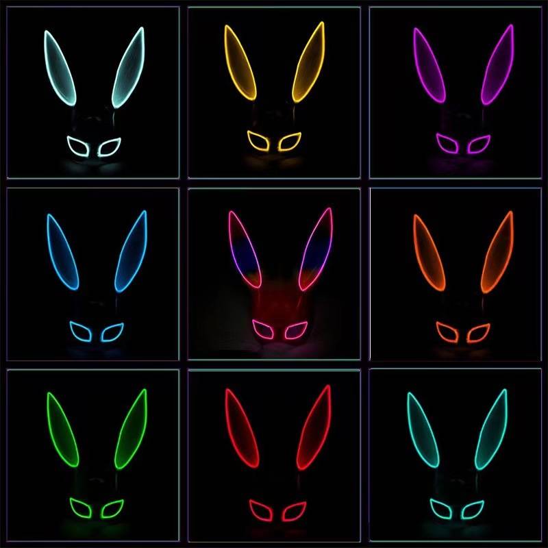 Halloween glowing bunny dance party show props