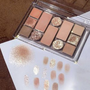 CC30572 wholesale waterproof high pigment 12 colors makeup set eyeshadow palette private label with your logo