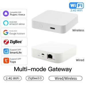 Tuya gateway wireless remote remote control smart home automatic wired smart zigbee bluetooth Multimode Gateway
