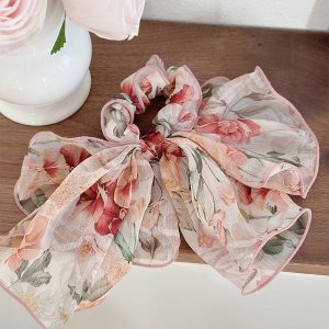 French bow hair ring