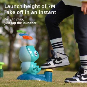 Catapult Frisbee outdoor cartoon dinosaur toy for children