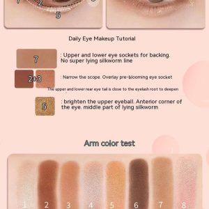 JellyBubble Jelly Bubble Earth Color 8°C Milk Bubble Eyeshadow New Peach Milk Bubble Eyeshadow Palette ins Parity