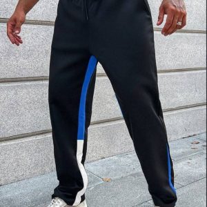 Men's 100% Cotton Casual Sweatpants with Pockets