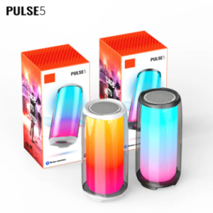 New Pulse 5 wireless bt speaker portable kaleidoscope pulse 6 LED luminous full screen waterproof speaker pulse 5 flip 6 speak