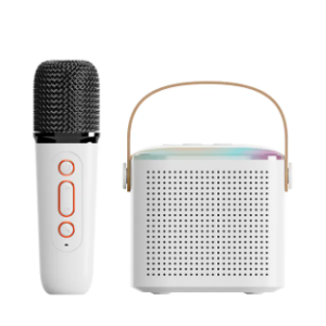 VIMAI 2023 New Home Theater Speaker RGB Light Karaoke Speaker With Wireless Microphone for Singing and speaking