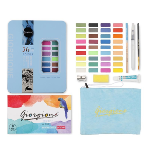36 colors solid watercolor paint children's sketching watercolor