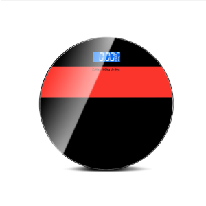 Human body weight scale USB home body fat scale battery model (black and red)