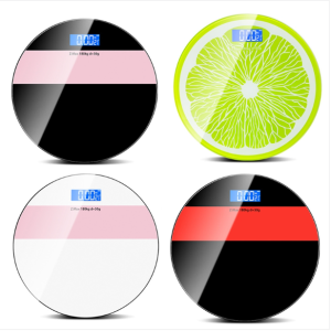 Human body weight scale USB home body fat scale rechargeable model white powder