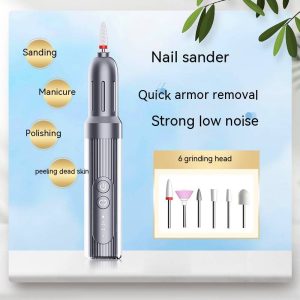 Portable nail machine dustproof nail art tool
