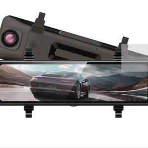 Q8 4K high-definition large screen car recorder front and rear dual recording reverse image rearview mirror night vision recorder