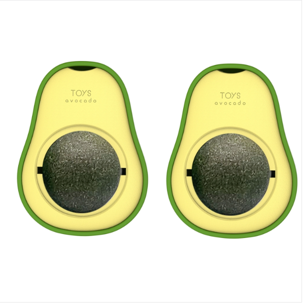 Catnip Balls Avocado Tease Cat Teeth Cleaning & Grinding Toys