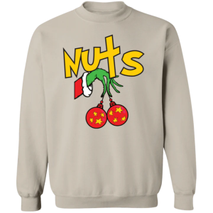 His Nuts Christmas Crewneck Pullover Sweatshirt