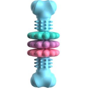 TPR Pet Chew Toys Bone Shape Dog Teething Sticks