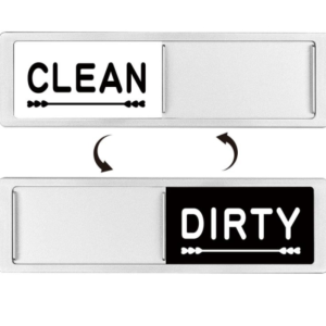 Dishwasher Double Sided Magnetic Stickers Clean Dirty Signs Refrigerator Stickers
