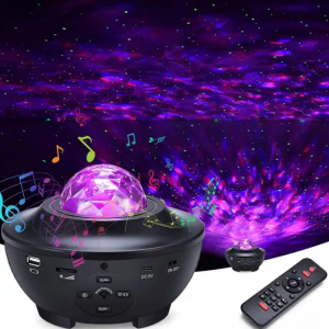 Music BT Speaker Voice Remote Control Star Master Starry Projector 3D Baby Kids Night Light regular version