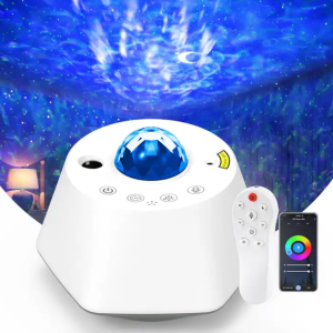 small wifi projector nebula,moon led lighting projector with app control US plug