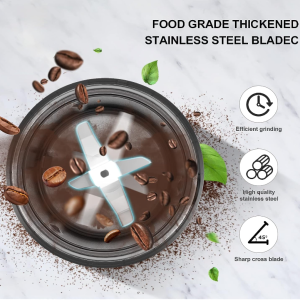 LINKchef Coffee Grinder Electric and Spice Grinder, Herb Grinder, Coffee Bean Grinder, Wet and Dry Grinder With 1 Removable Stainless Steel Bowl, Max