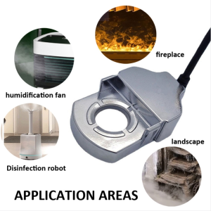 DC24V 24W Ultra-thin T-shaped fireplace special large fog volume fog head fog plate