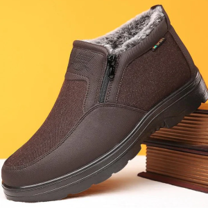 Men's Orthopedic Warm Snow Boots Waterproof Winter Fleece Shoes