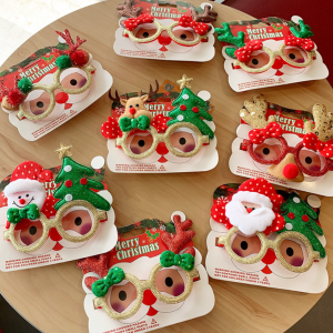 Christmas eyeglasses frames female elk quirky gifts frames wholesale Christmas students dress up gifts party decorative mirror