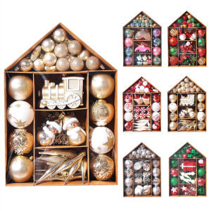Christmas Ball House Set Christmas Ornament