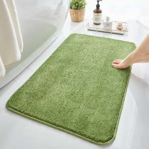 bathroom door mats solid color simple bathroom absorbent non-slip mats