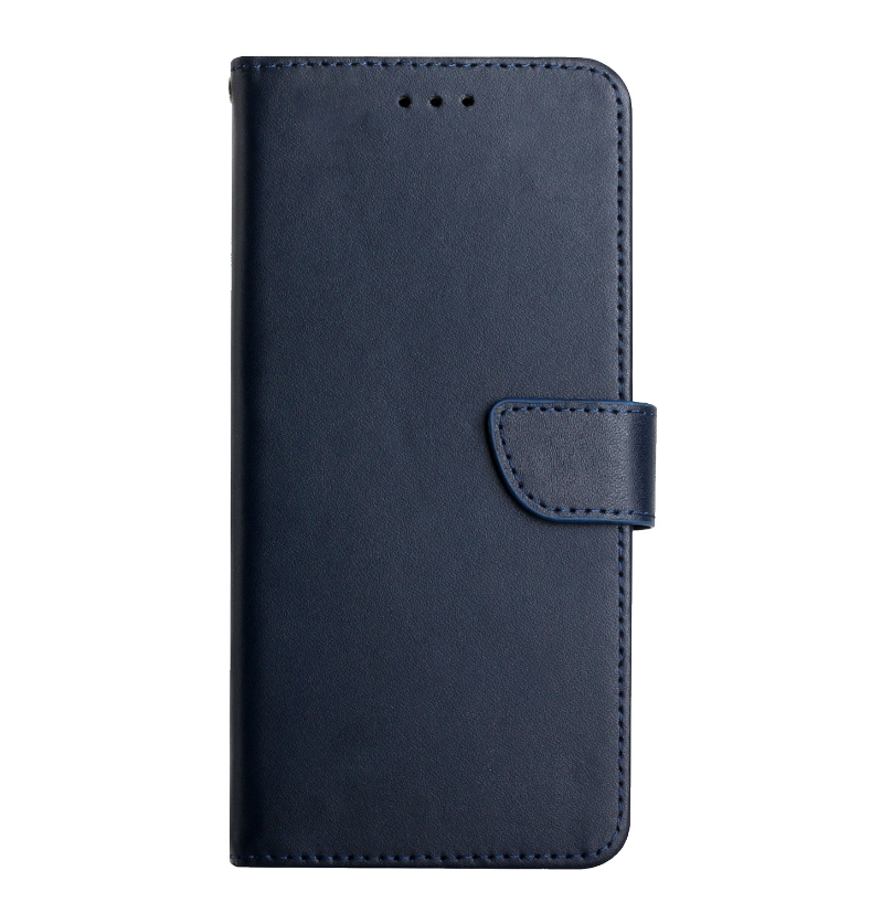 Genuine leather anti-fingerprint left/right opening phone case