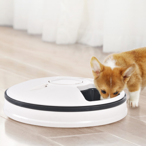 Six-hole pet smart feeder timed quantitative cat automatic feeder dog feeding