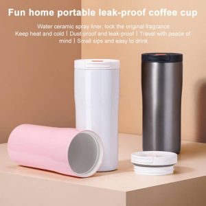 Xiaomi Yupin Fun Home Portable Leak-proof Coffee Mug (Color: White)