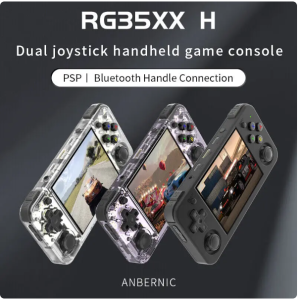 ANBERNIC-RG35XX H Portable consoles for playing video games, 3.5 "IPS, 640x480 screen, retro player, 3300 mAh battery