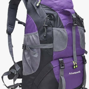 Bseash Mochila de caminhada resistente à água 50L, leve, para esportes ao ar livre, bolsa de viagem para acampamento, escalada e passeios