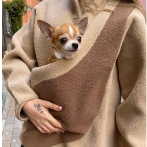 Unisex Fleece Sweater  pouch Kangaroopet carriers