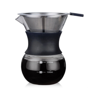 High temperature resistant coffee pot, coffee brewing equipment, capacity: 200 ml, style: without filter