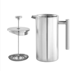 304 stainless steel French press coffee pot and tea pot, capacity: 350ml
