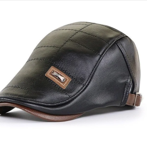 2024 New Year Hot Sale   2023 High Quality Trendy Leather Beret