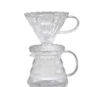Heat-resistant hand-brewed coffee glass pot Yunduo Coffee Sharing Pot, specifications: 350ml integrated glass filter cup