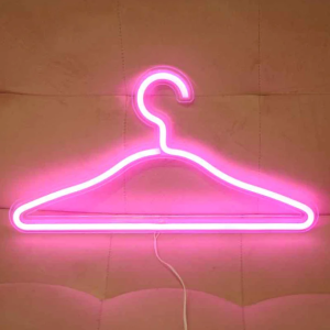 LED Neon USB Clothes Hanger