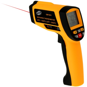 Infrared temperature tester (- 50 - 1150 degrees Celsius), GM1150 (orange)