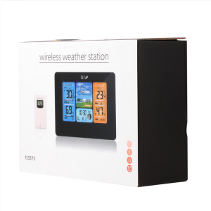 FJ3373 Weather Station Wireless Indoor Outdoor Sensor Multifunctional Thermometer Hygrometer Digital Alarm Clock Barometer Prediction