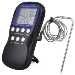 2 pieces for sale digital food probe oven electronic thermometer timer temperature sensor