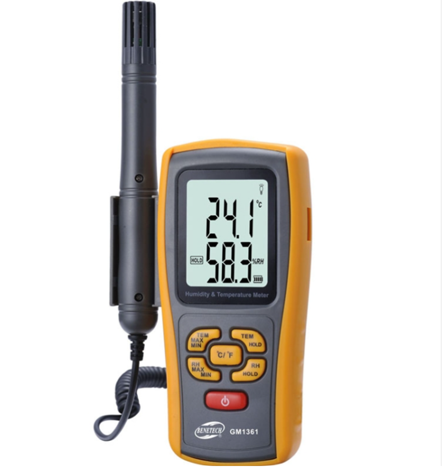 Digital Thermo-Hygrometer GM1361(Yellow)