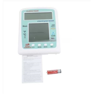 2 LCD screen display indoor/outdoor thermo-hygrometer (KT201)