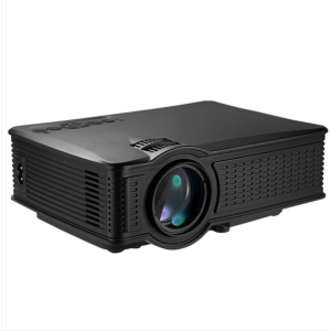 LY-50 1800 Lumen 1280x800 LED Projector with Remote Control Support AV & USB VGA & HDMI (Color: Black)