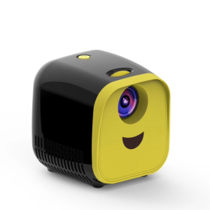 L1 Kids Projector Micro Mini LED Home Portable Built-in Speaker Projector AOGUI