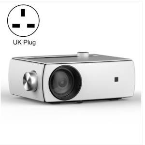 YG430 1080P 5G mobile phone wireless same-screen home projector office high-definition mini portable projector, plug type: British standard
