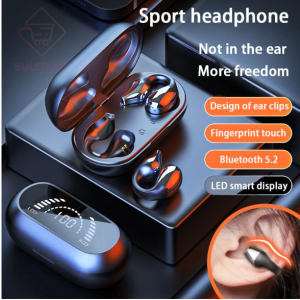 Wireless Ear Clip Bone  Headphones Conduction