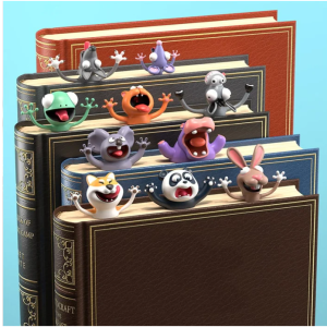 3D WACKY BOOKMARK - MORE FUN READING