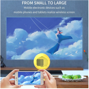 YG220 Simultaneous Screen Edition Children's Projector Micro Mini LED Home Portable Built-in Speaker Projector1