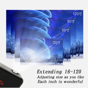 C6 1G+8G Android system smart DLP highdefinition mini projector portable home mobile phone projector, US regulations