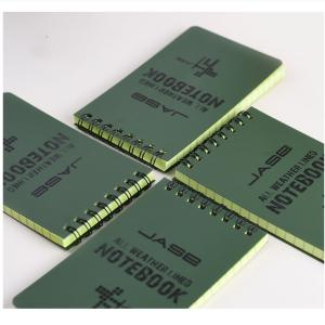 Foreign Language Learning Coil Green Waterproof Eye Protection Notebook Notebook